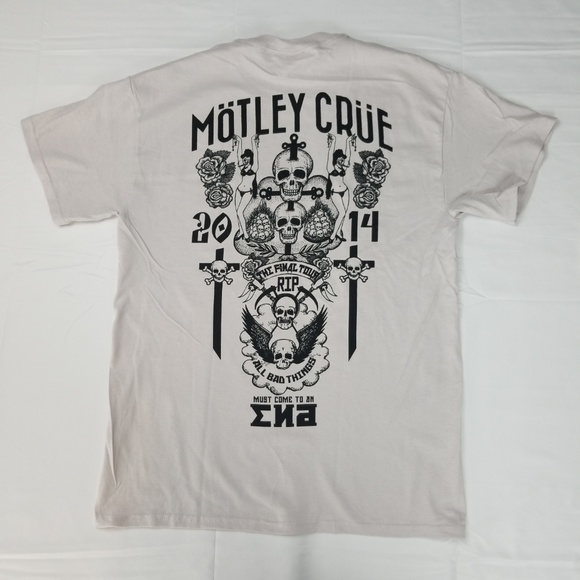 Motley Crue Licensed Final Tour 2014 Band T-Shirt - Picture 3 of 7